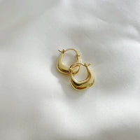 Shaina Hoops Earrings Gold Filled