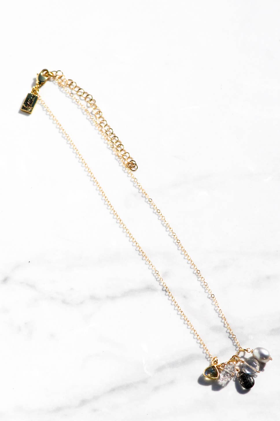 Mirabelle Charms Necklace- 14K gold fill