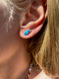 RIVIERA STUD EARRINGS- SANTORINI