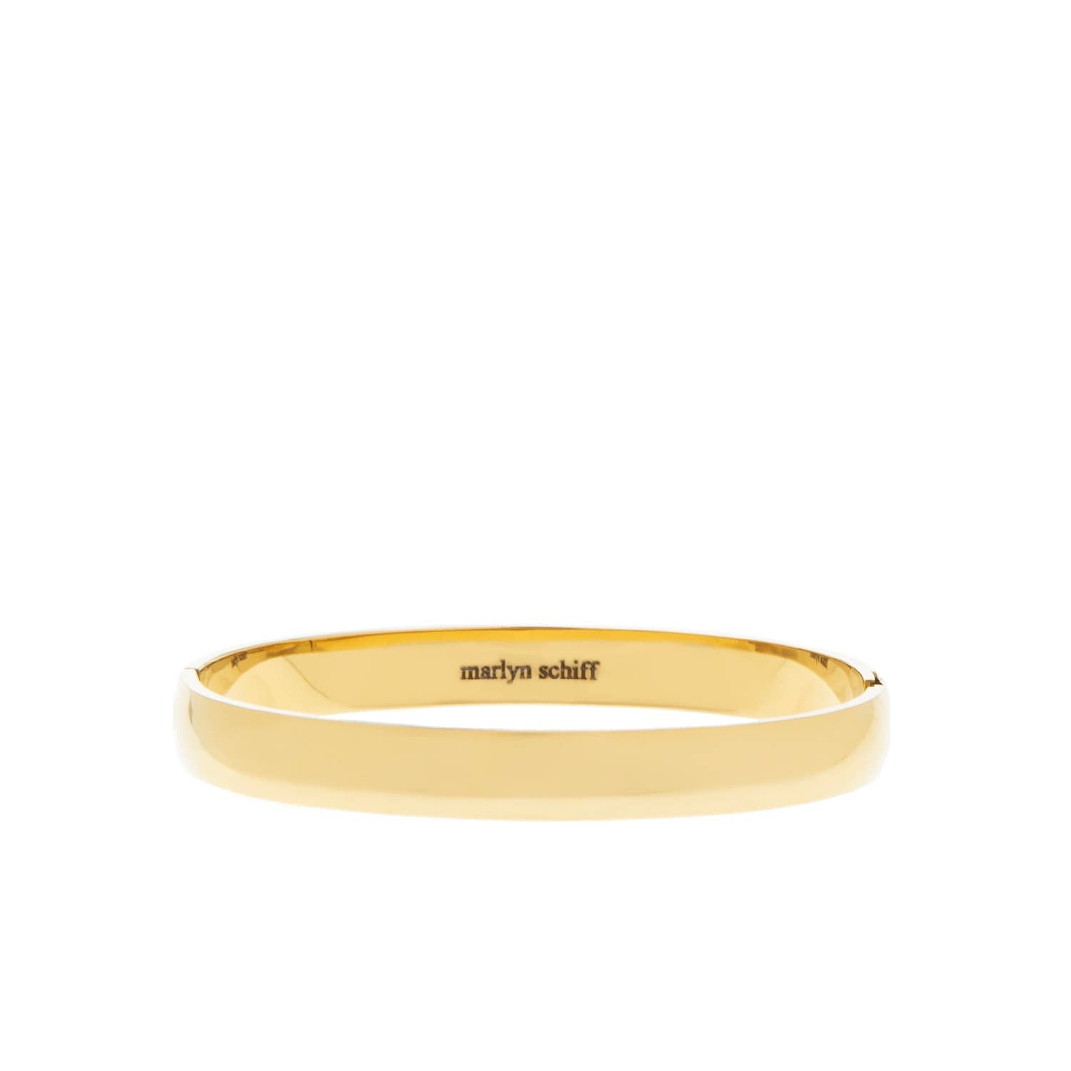 Flat waterproof hinge bangle