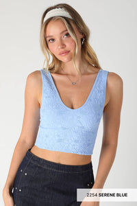 Lace V-Neck Tank Top