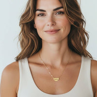 Happy Mama Pendant Gold Filled Necklace