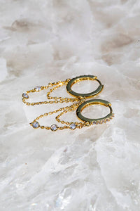 TRESOR HUGGIES- 14K GOLD VERMEIL