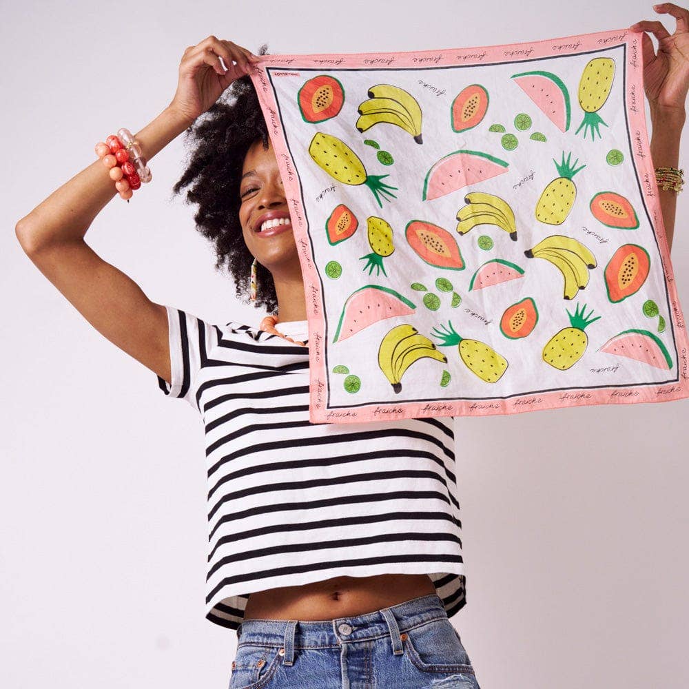 Carson Fruit Print Scarf