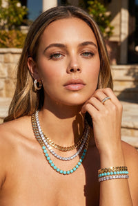 IT GIRL NECKLACE | TURQUOISE