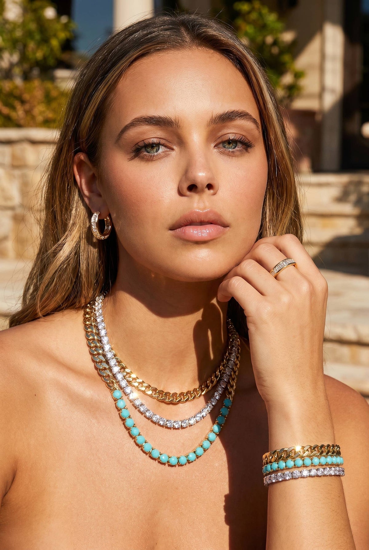 IT GIRL NECKLACE | TURQUOISE