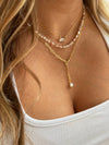 Leighton CZ Gold Filled Pendant Necklace