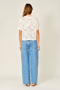 Lace Floral T-shirt