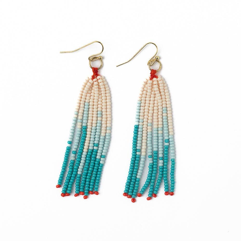 Abbey Tassel Ombre Seed Bead Earring
