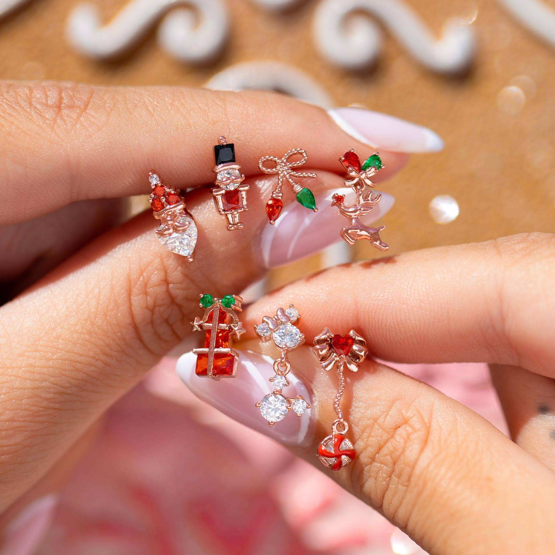 Santa’s Faves Stud Set