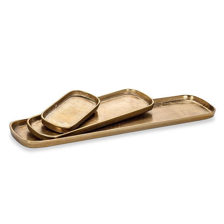 Medium Oval Tray - Gold - 3x10"L