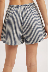 Striped Shorts With Drawstring