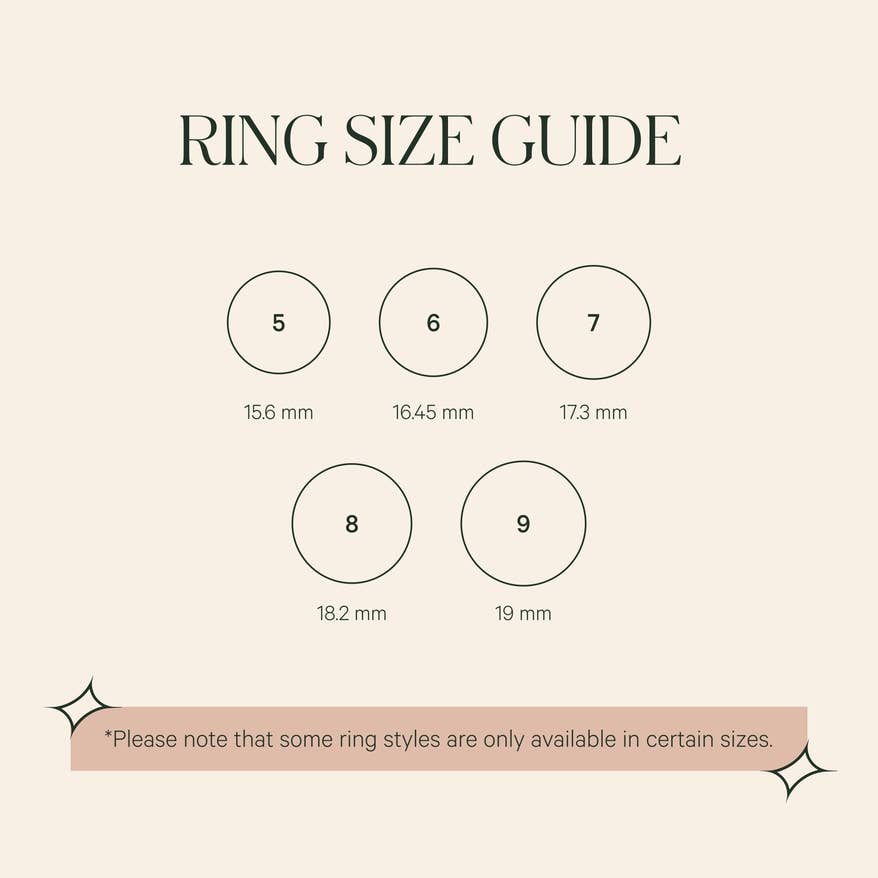 Prism Ring | Waterproof Solitaire Ring | Gold CZ Band Ring