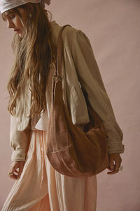 The Roma Suede Tote