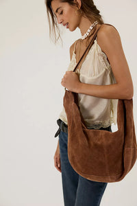 The Roma Suede Tote