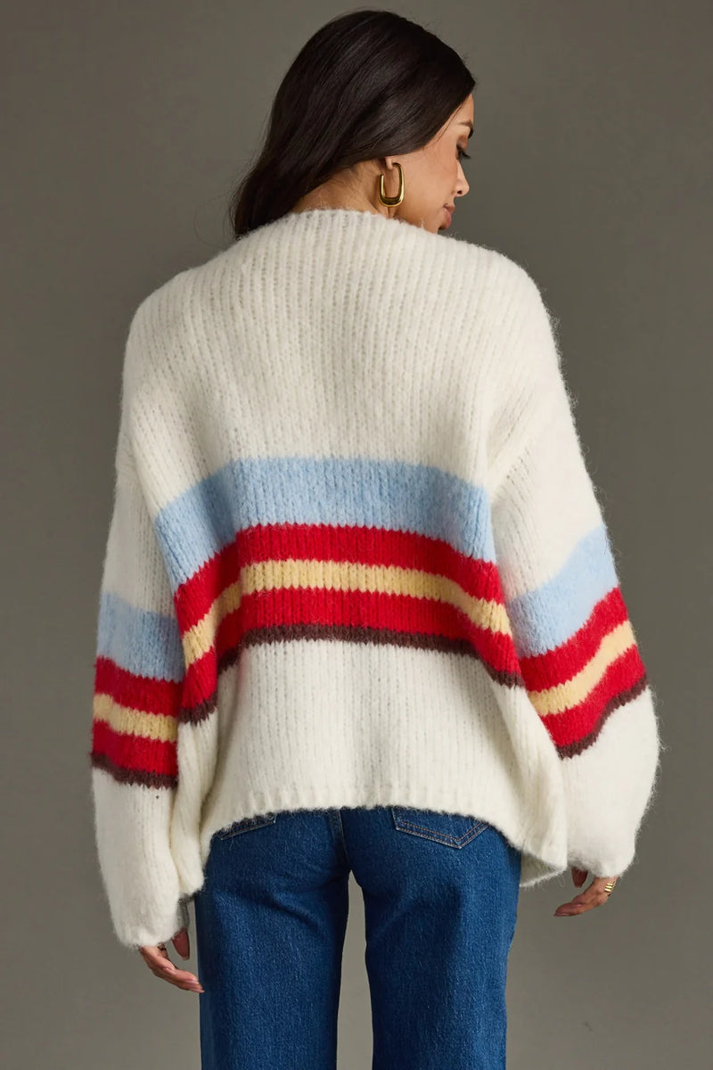 The Monica Striped Cardigan
