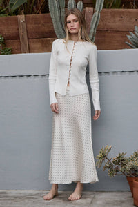 Slim Fit Knit Button Top - RTK1029