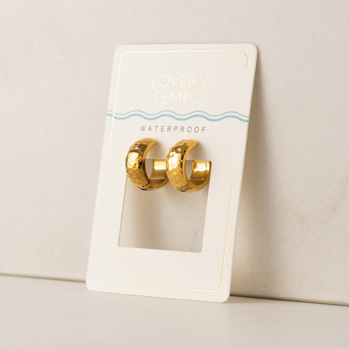 Kirra Hoop Earrings | Waterproof Hoop Earrings | Gold Hoops
