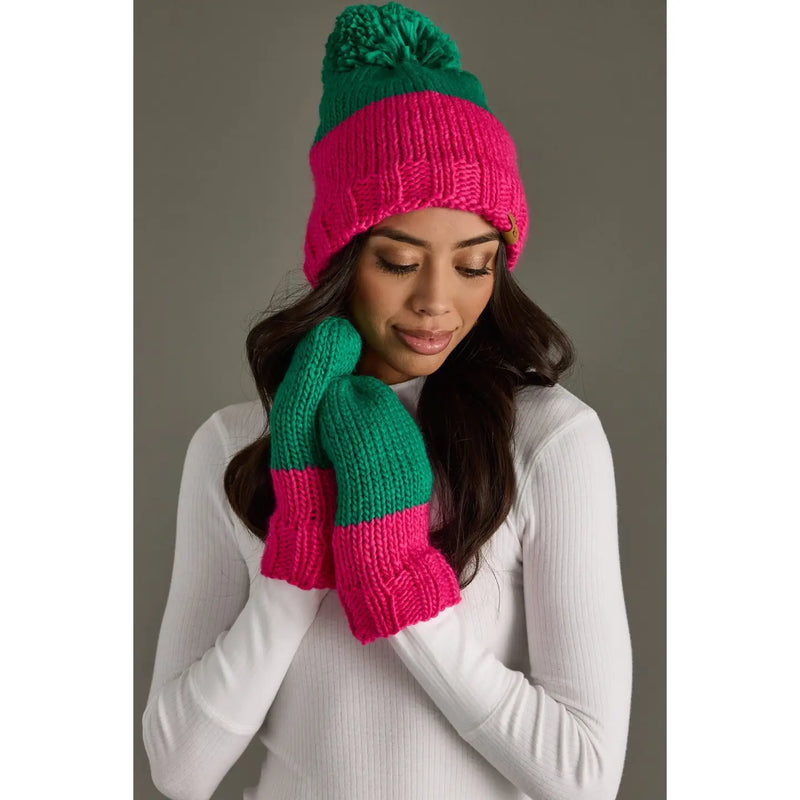 The Color Block Mittens