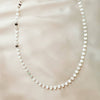 Luxe Sequin Disc Chain Necklace Sterling Silver