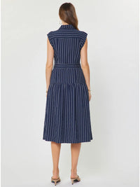 Current Air Navy Midi Dress