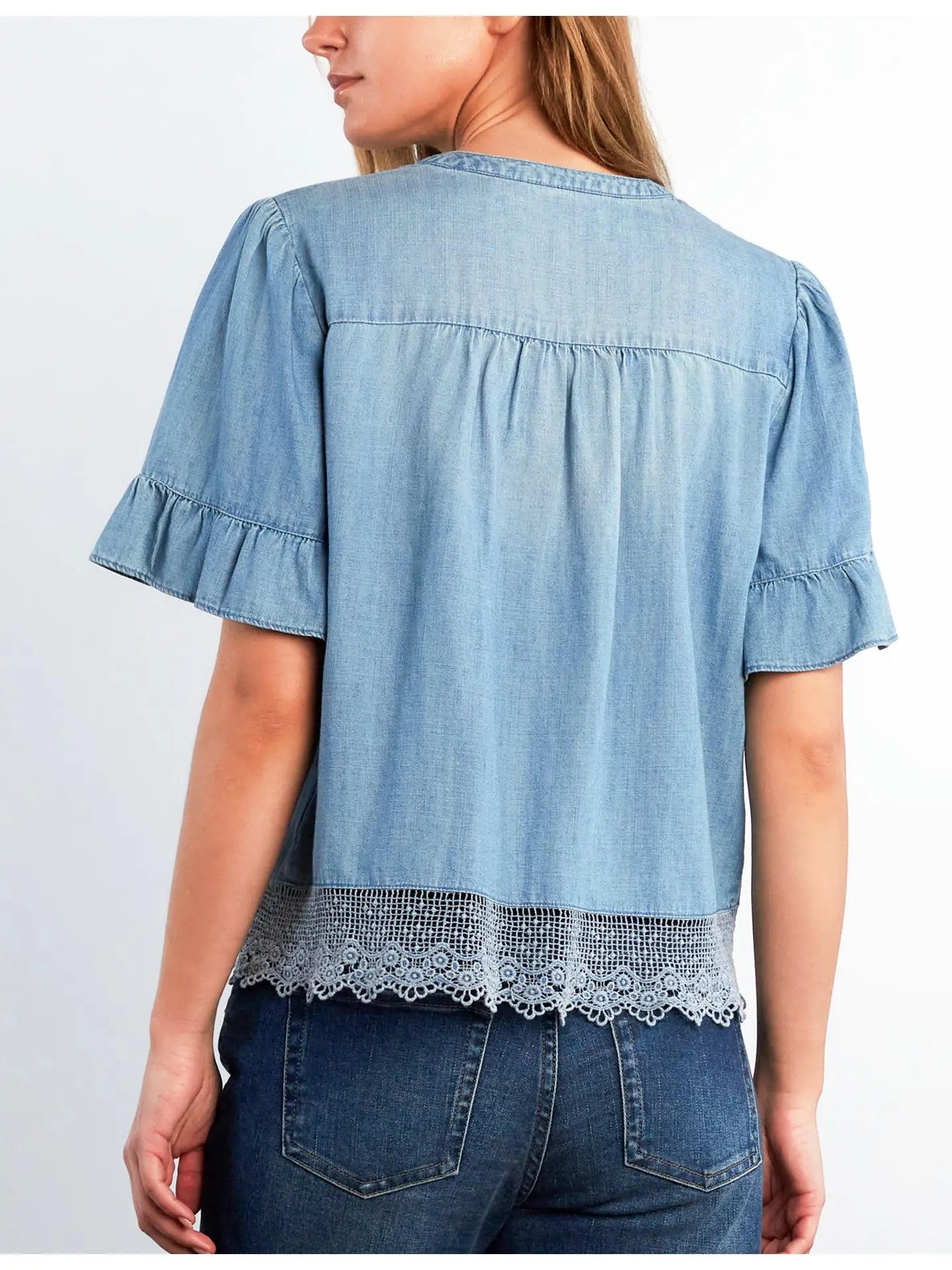 Billy T Cafe Pleats Top