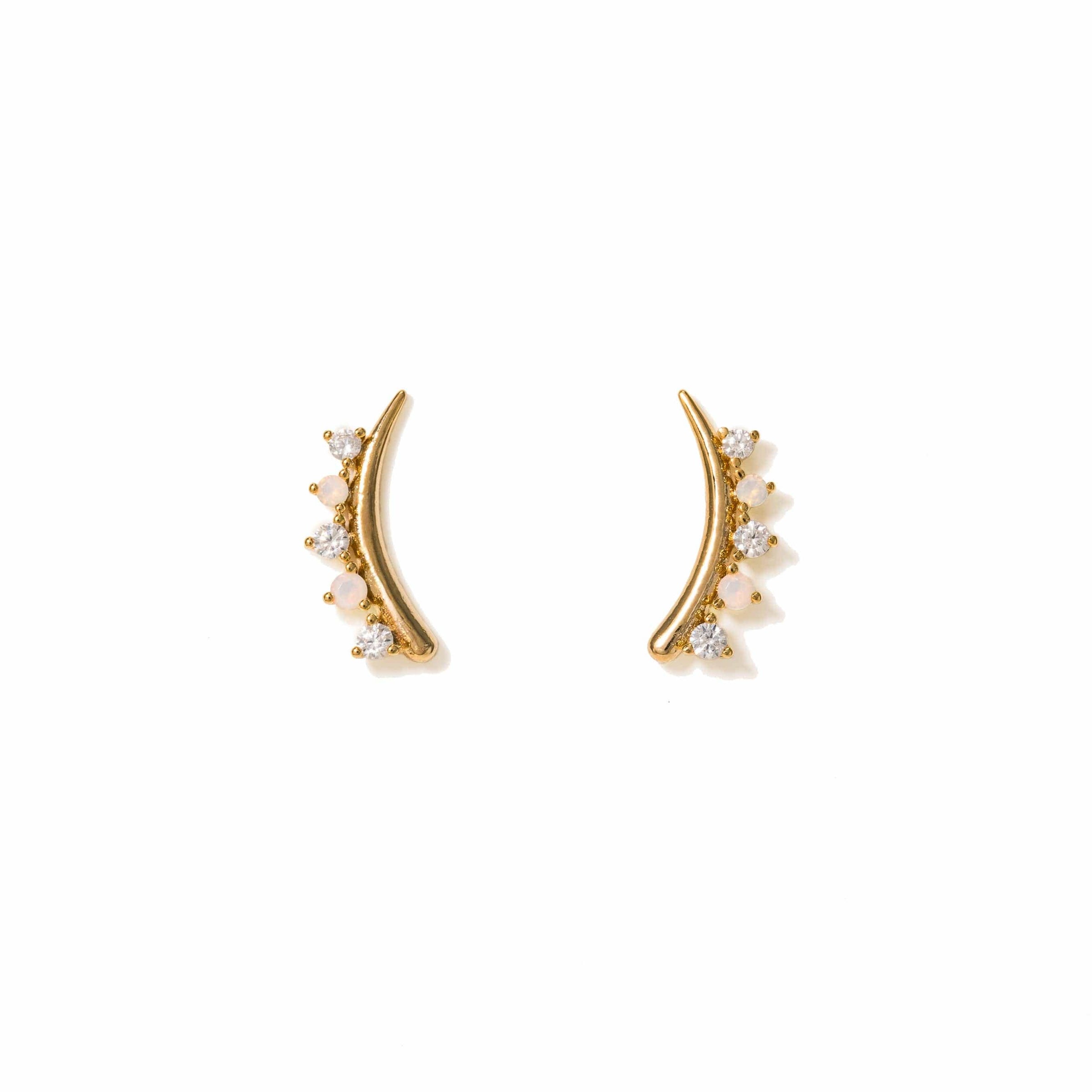 Dewdrop Climber Earrings