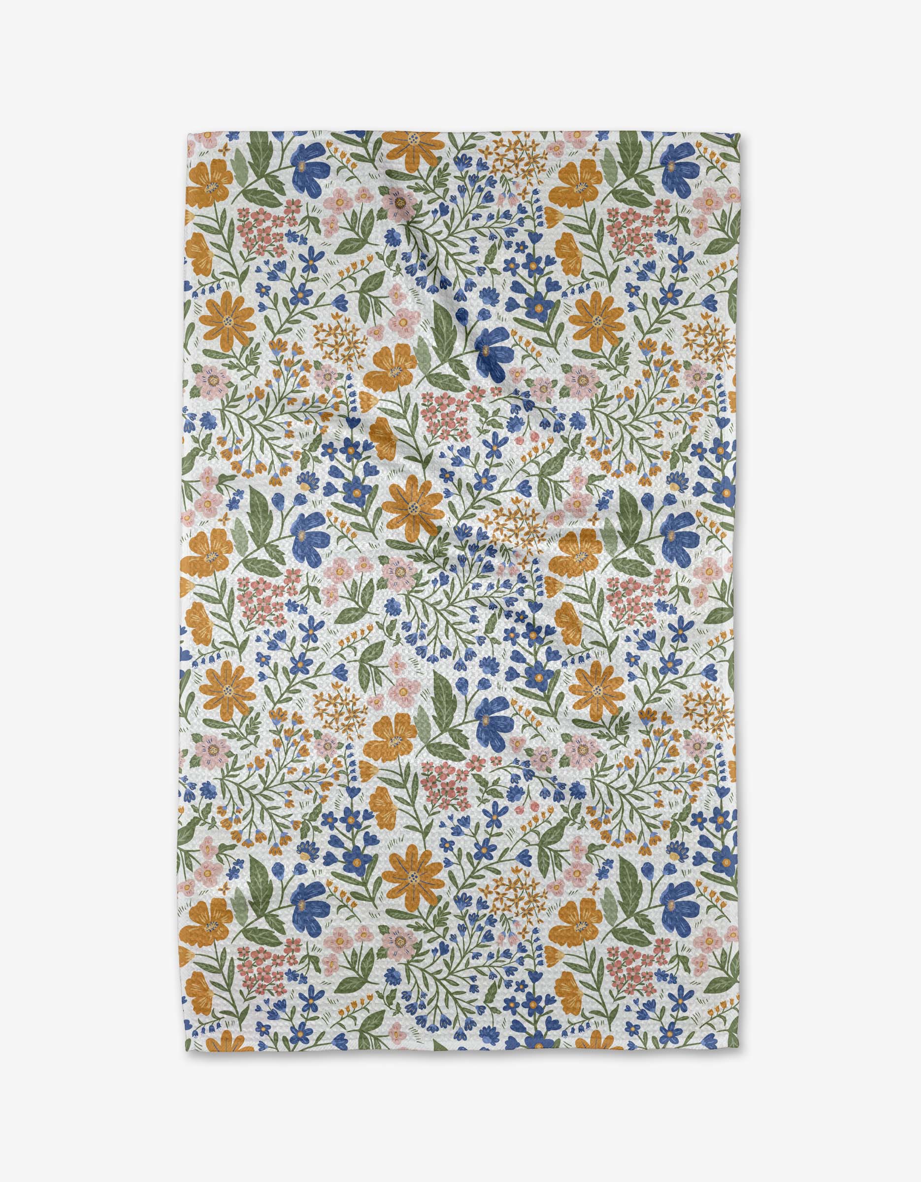 Cottage Meadow Pastel Tea Towel