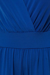 SURPLICE SLEEVELESS WAIST DEFINED CROPPED JUMPSUIT