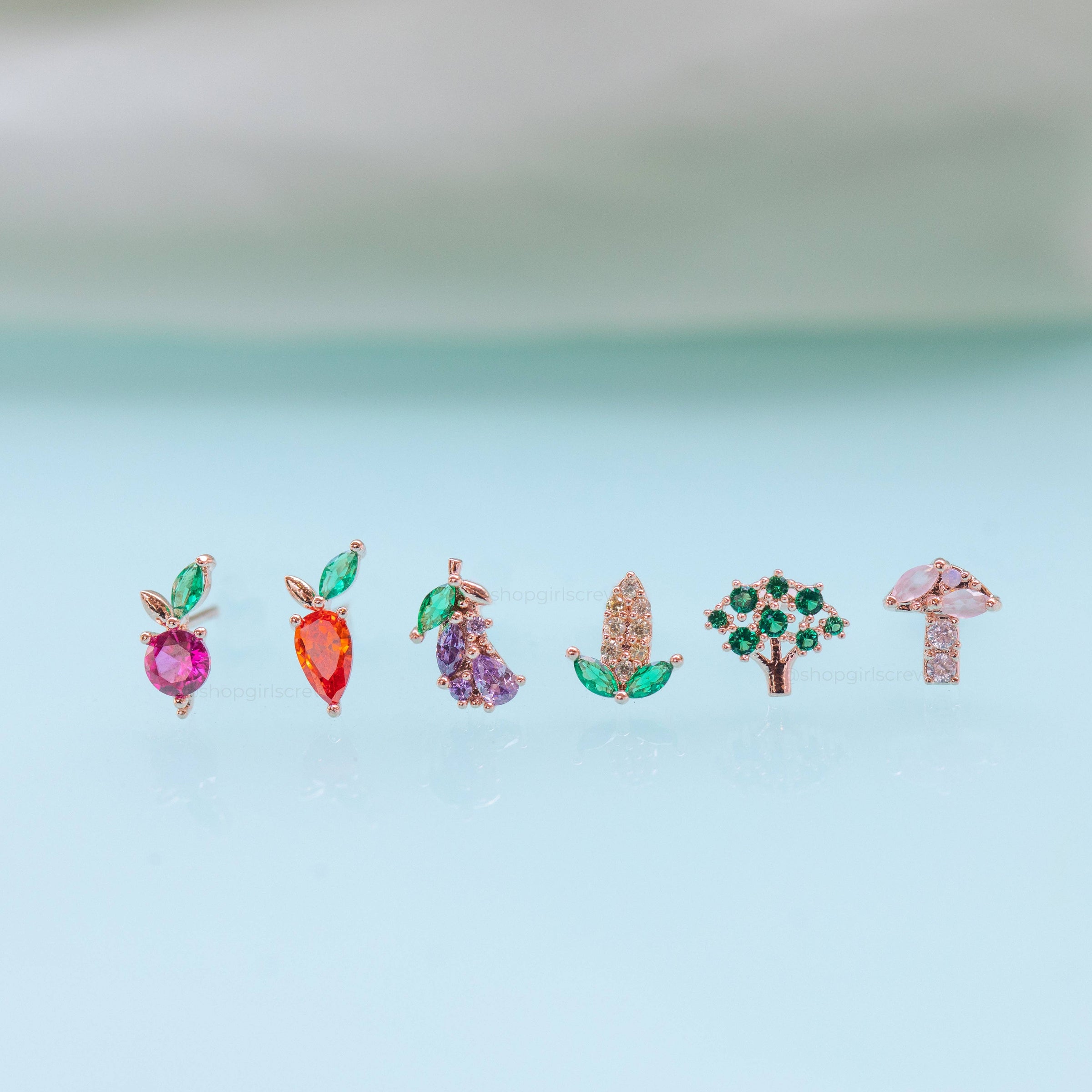Farmers Market Veggie Stud Set