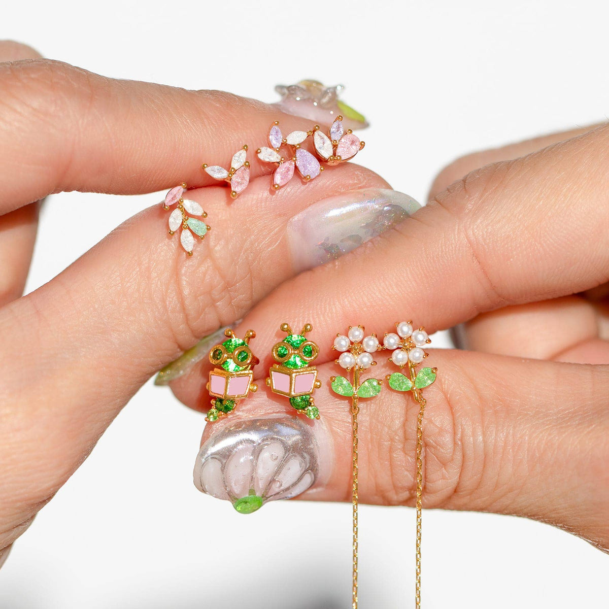 Bookworm Studs