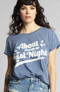 About Last Night Fitted Burn Out Tee