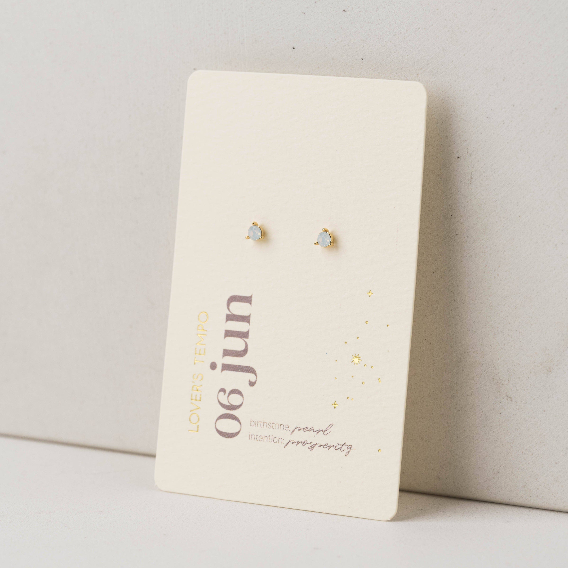 June Kaleidoscope Studs | Birthstone Studs | Crystal Studs