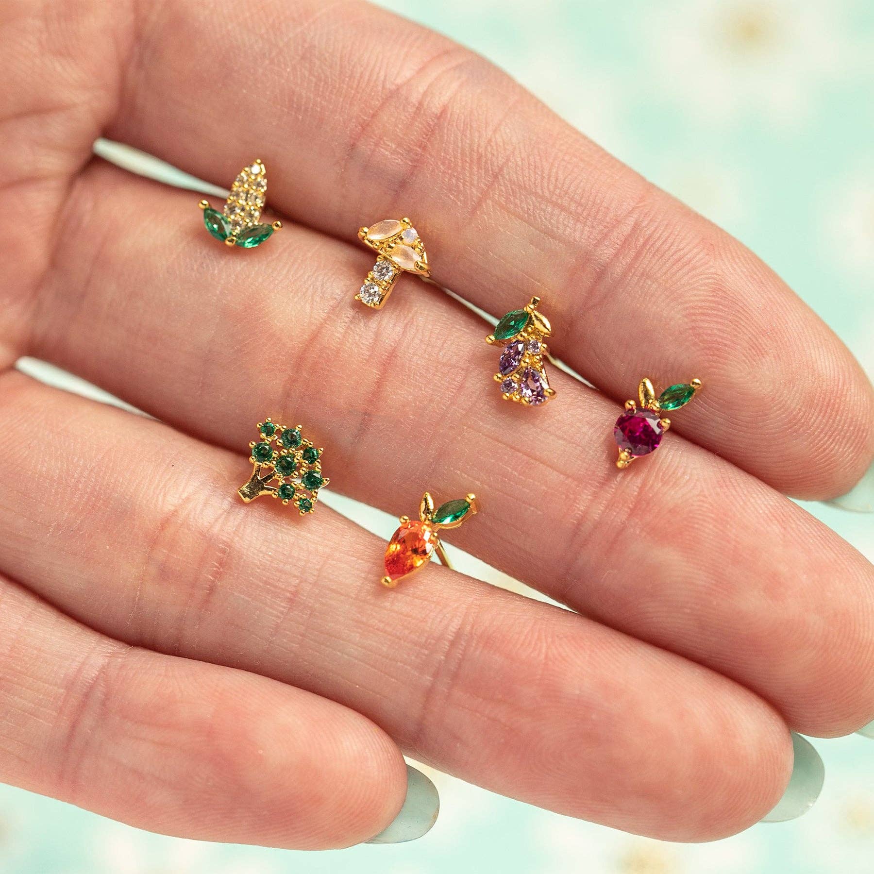 Farmers Market Veggie Stud Set