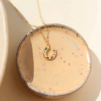 Horseshoe Charm Necklace