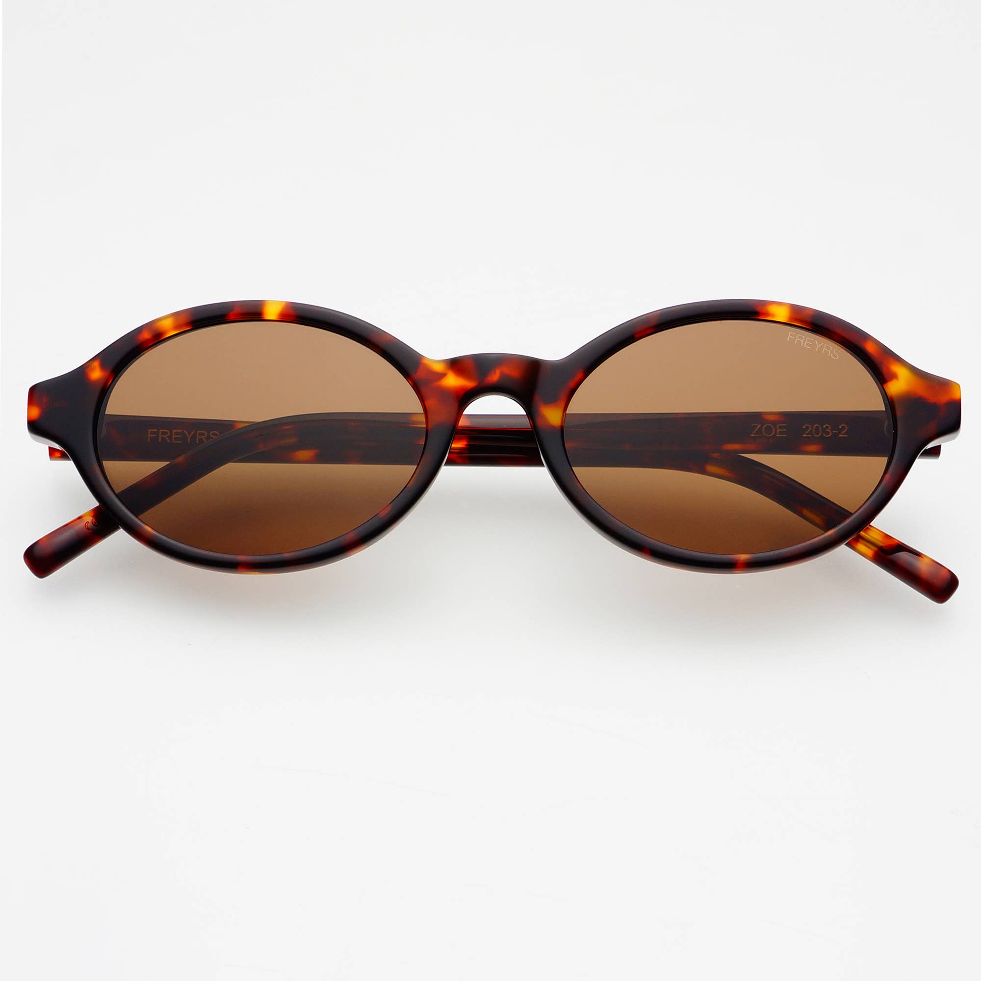 Zoe Acetate Round Sunglasses