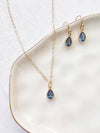 Rain Petite CZ Necklace Gold Filled