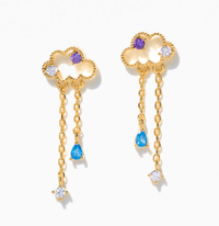 Reigning Clouds Dangle Earrings