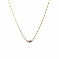 Amorette Necklace | Gold-Plated | Glass Crystal Necklace