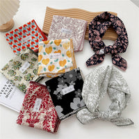 Cotton Linen Square Scarf