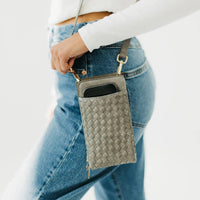 Woven Double Duty Phone Bag