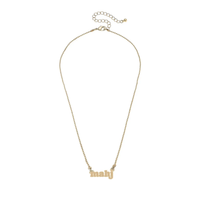 Mahj Ball Chain Necklace in Shiny Gold