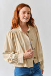 SHORT BALLON TRENCH JACKET