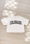COLORADO Cropped Mineral Graphic Top
