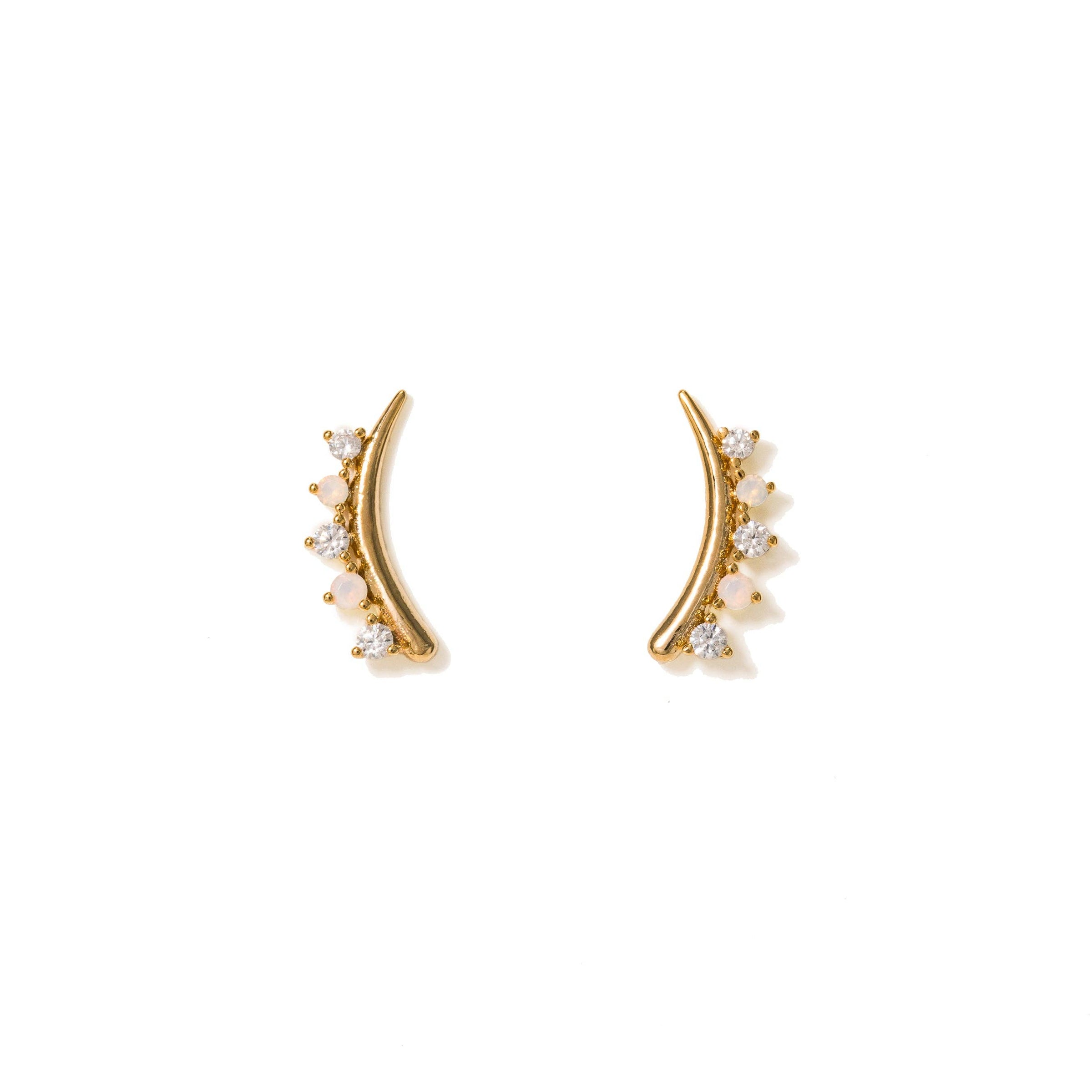 Dewdrop Climber Earrings