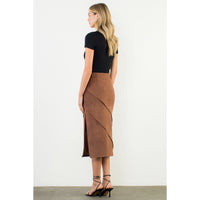 The Suede-feel Skirt