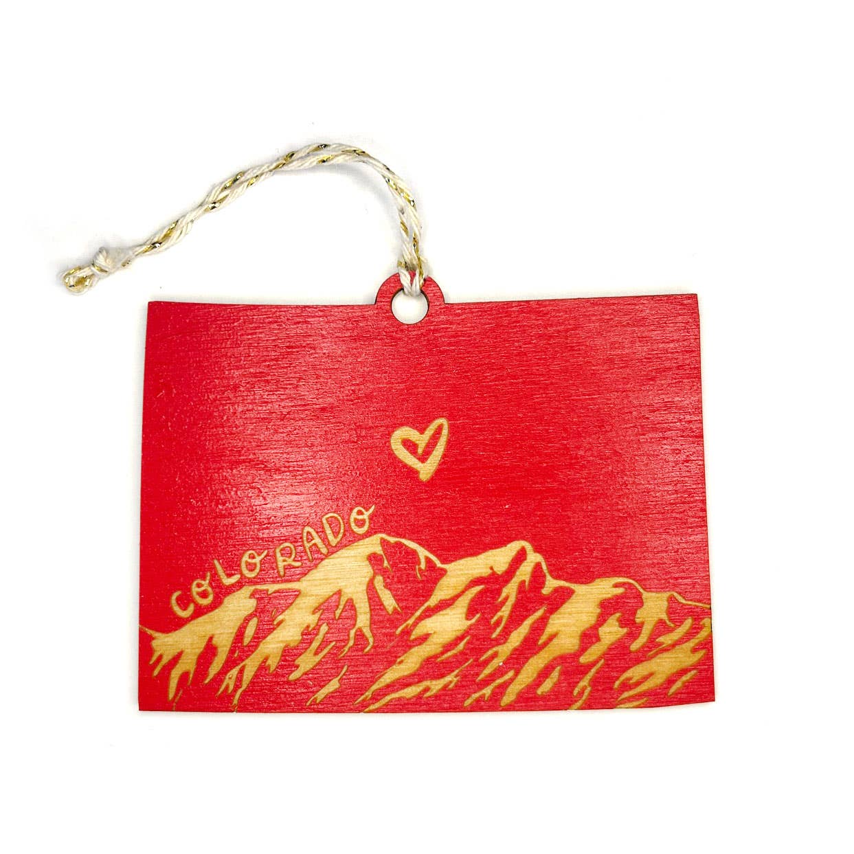 Colorado Heart Ornament