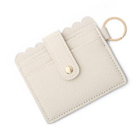 Multi-Card PU Wallet with Keychain & Coin Pocket