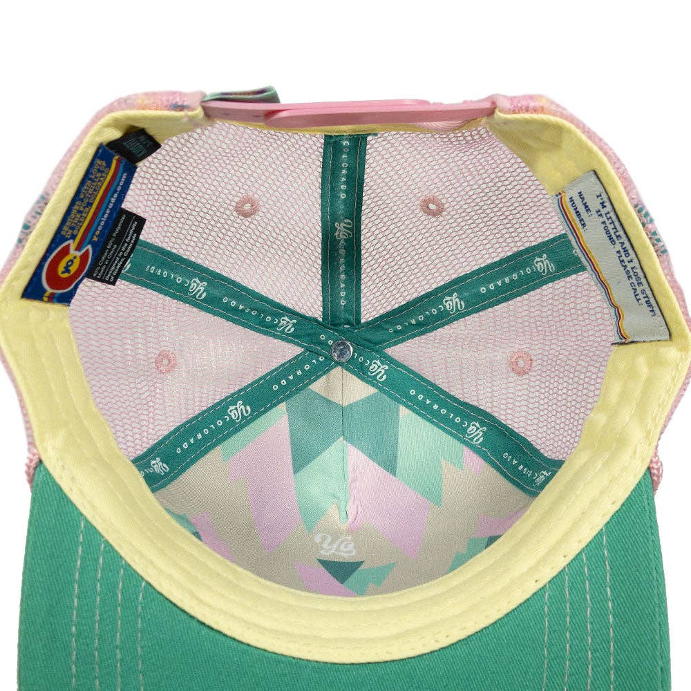 Hat - Kids' Mountain Rainbow Trucker