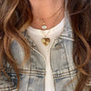 Soulmate Heart Necklace Gold Filled